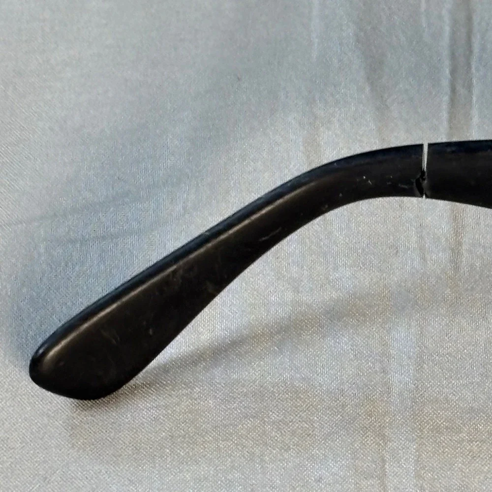 Vintage 60s American Optical  Black Wayfarer Sunglasses 5 3/4   * read desc